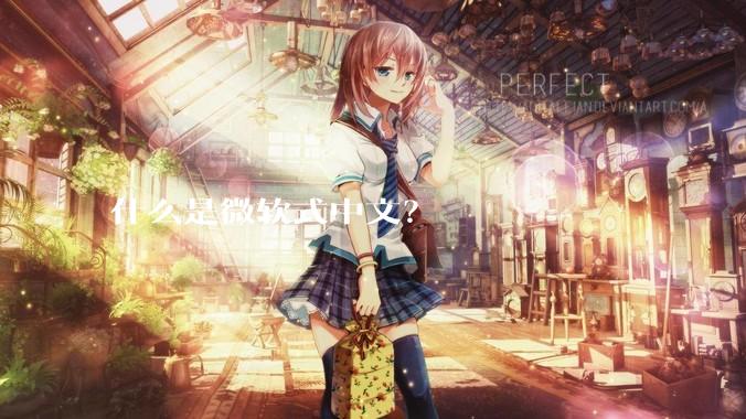 什么是微软式中文？