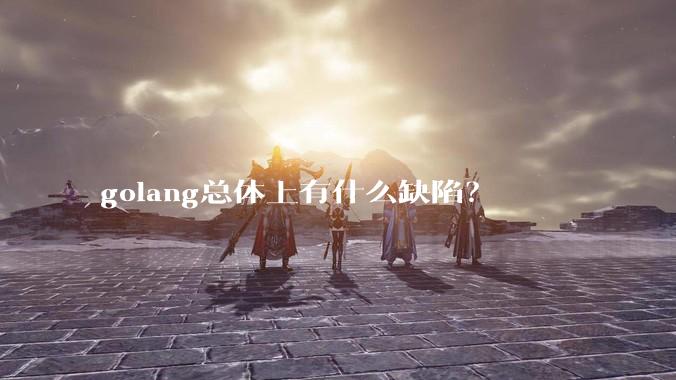 golang总体上有什么缺陷？